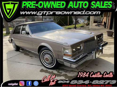 REALLY NICE 1984 Cadillac Seville - - by dealer for sale in Vienna, WV