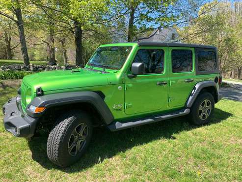 2018 Jeep Wrangler Unlimited, JL, Mojito Green - - by for sale in Sudbury, MA