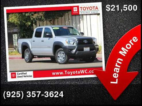 2013 Toyota Tacoma *Call for availability for sale in ToyotaWalnutCreek.com, CA