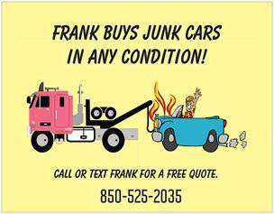 Frank Buys Junk Cars - cars & trucks - by owner - vehicle automotive... for sale in Pensacola, FL