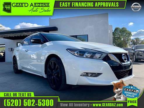 2018 Nissan MAXIMA for $17,999 or $277 per month! - cars & trucks -... for sale in Tucson, AZ