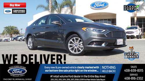 2018 FORD FUSION ENERGI SE LUXURY! CERTIFIED PRE OWNED! 1 OWNER! -... for sale in Morgan Hill, CA