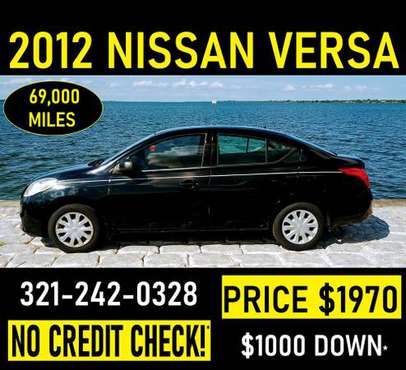 2012 NISSAN VERSA - WHOLESALE TO THE PUBLIC PRICING $1970.00 for sale in Melbourne , FL