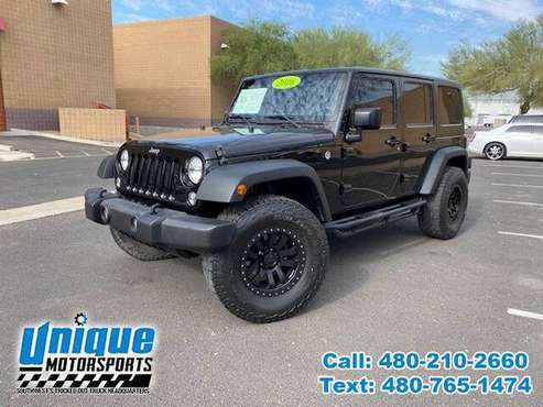 2016 JEEP WRANGLER UNLIMITED SPORT ~ LIFTED ~ LOW MILES ~ EASY FINAN... for sale in Tempe, NM