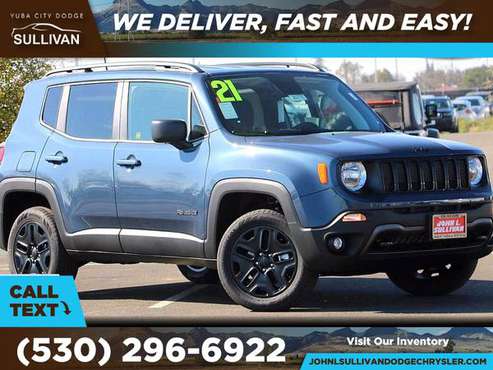 2021 Jeep Renegade Upland Edition FOR ONLY 354/mo! for sale in Yuba City, CA