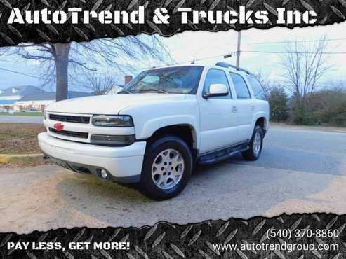 ~NO RUST~2005 CHEVY TAHOE Z71~4X4~LTHR~TV DVD~SUNROOF~3RD ROW... for sale in Fredericksburg, District Of Columbia