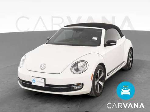 2013 VW Volkswagen Beetle Turbo Convertible 2D Convertible White - -... for sale in Atlanta, DE