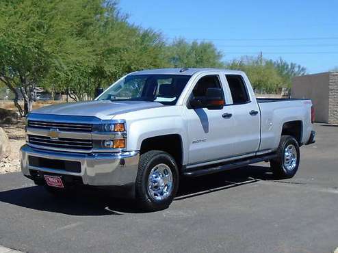 2015 CHEVY SILVERADO 2500 QUAD CAB 4WD WORK TRUCK EXCELLENT CONDITION for sale in phoenix, NM