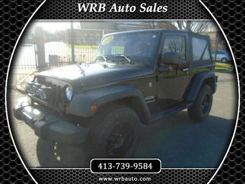 2013 Jeep Wrangler Sport 4WD - cars & trucks - by dealer - vehicle... for sale in West Springfield, MA