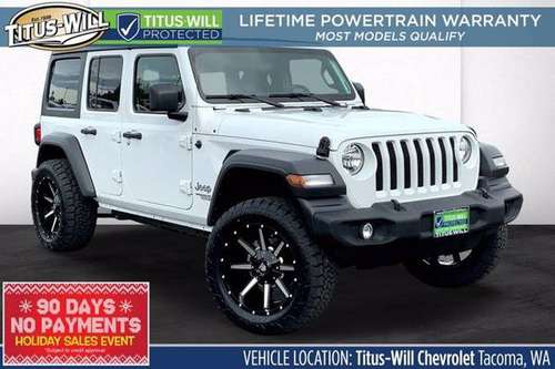 2019 Jeep Wrangler Unlimited 4x4 4WD SUV Sport S Convertible - cars... for sale in Tacoma, WA