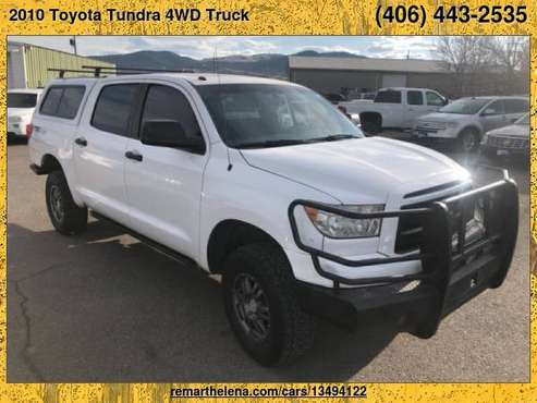 2010 Toyota Tundra 4WD Truck Crew Max 5.7L V8 6-Spd AT - cars &... for sale in Helena, MT