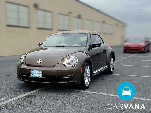 2014 VW Volkswagen Beetle TDI Convertible 2D Convertible Brown - -... for sale in Hobart, IL