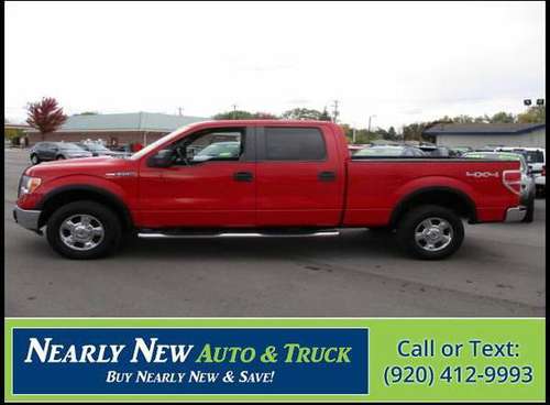 2009 Ford F-150 XLT 4WD SuperCrew Red Pickup - cars & trucks - by... for sale in Green Bay, WI