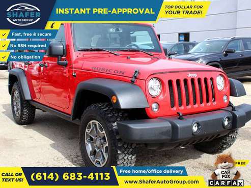 $519/mo - 2018 Jeep WRANGLER UNLIMI RUBICON - Easy Financing! - cars... for sale in Columbus, OH