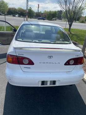 2001 Toyota Corolla for sale in Hagerstown, MD