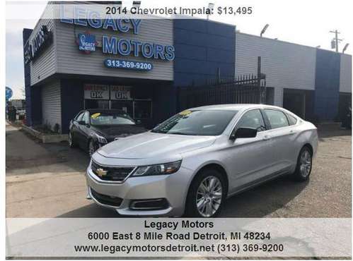 2014 Chevrolet Impala LS - cars & trucks - by dealer - vehicle... for sale in Detroit, MI