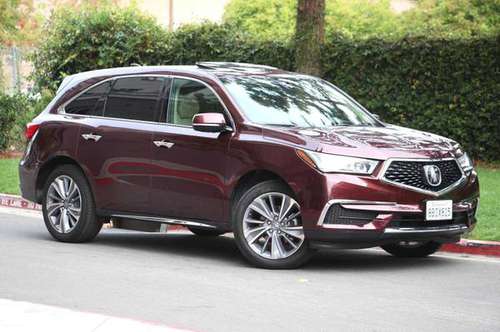 2017 Acura MDX 3.5L 4D Sport Utility 2017 Acura MDX Basque Red 3.5L... for sale in Redwood City, CA