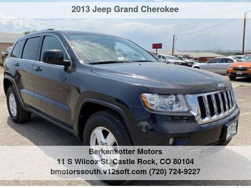 2013 Jeep Grand Cherokee with - cars & trucks - by dealer - vehicle... for sale in Castle Rock, CO
