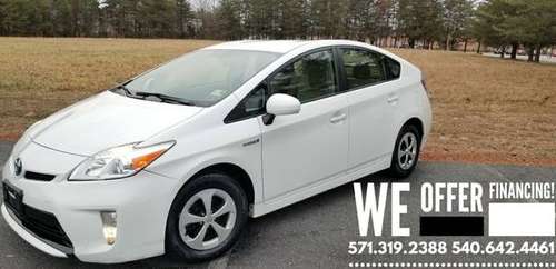 2013 Toyota Prius 3 White 1owner NewTires (Navi & Camera) We for sale in Fredericksburg, District Of Columbia