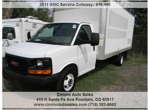 2011 GMC Savana Cutaway 3500 2dr Commercial/Cutaway/Chassis 177 in.... for sale in Fountain, CO