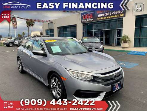 This 2017 Honda Civic LX Sedan is PRICED TO SELL! for sale in San Bernardino, CA