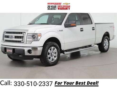 2014 Ford F150 XLT pickup White - cars & trucks - by dealer -... for sale in Tallmadge, OH