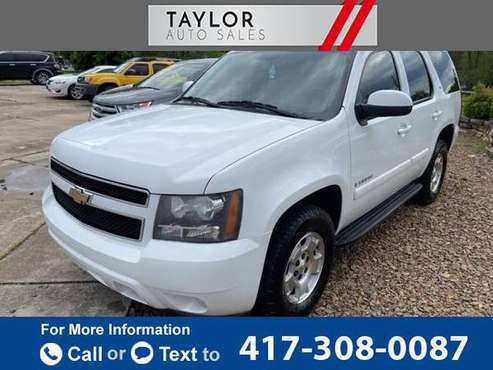 2008 Chevy Chevrolet Tahoe 1500 suv WHITE - - by for sale in Springdale, MO