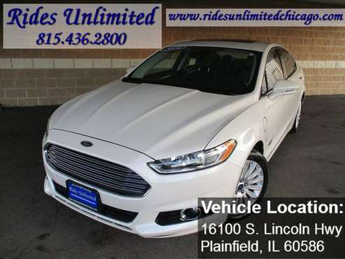 2014 Ford Fusion Energi Titanium - cars & trucks - by dealer -... for sale in Plainfield, IL