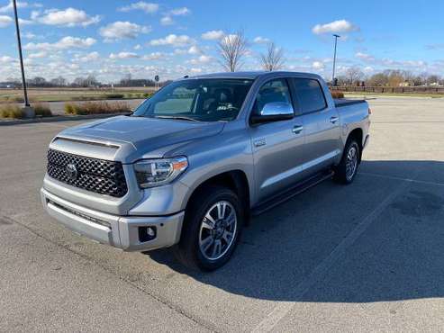 2019 Toyota Tundra Platinum 4x4 - 5.7L V8 - cars & trucks - by owner... for sale in Westfield, IN