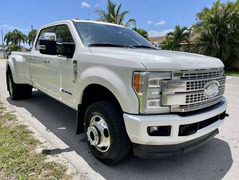 2017 Ford F350 SD Platinum Dually Diesel 8FT 4X4 Pickup - cars & for sale in Miramar, FL