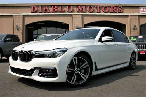 2017 BMW 7-Series 740i M-Sport, Exec, DAP+, pano mnrf, white, #4423... for sale in San Ramon, CA