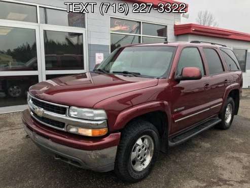2003 CHEVROLET TAHOE LT for sale in Somerset, WI