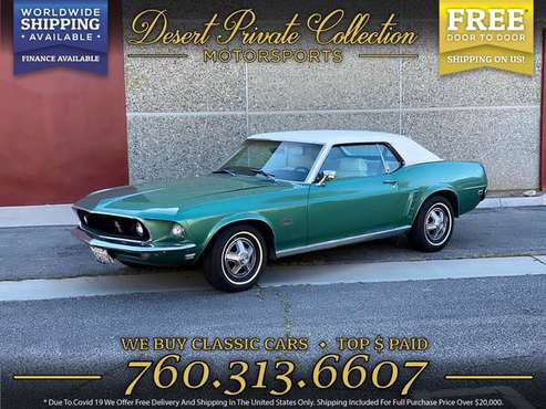 1969 Ford Mustang M Code 351 Cold AC Marty Report Coupe for SALE to for sale in FL