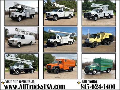 Bucket Boom Forestry Dump Trucks + FORD GMC DODGE CHEVY Altec HiRanger for sale in tuscarawas co, OH