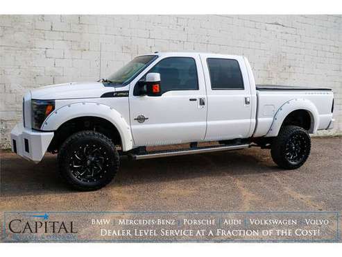 PLATINUM Ford F250 Crew Cab 4x4 Turbo Diesel! Only 45k! - cars & for sale in Eau Claire, IA
