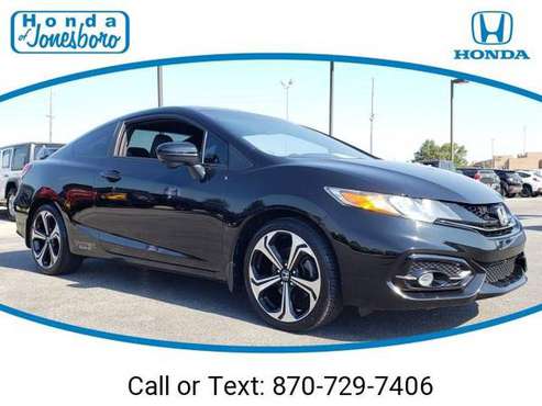 2015 Honda Civic Si coupe Black for sale in Jonesboro, AR