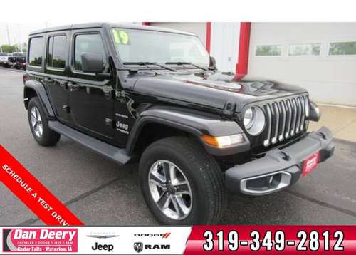 2019 Jeep Wrangler 4WD 4D Sport Utility / SUV Unlimited Sahara for sale in Waterloo, IA