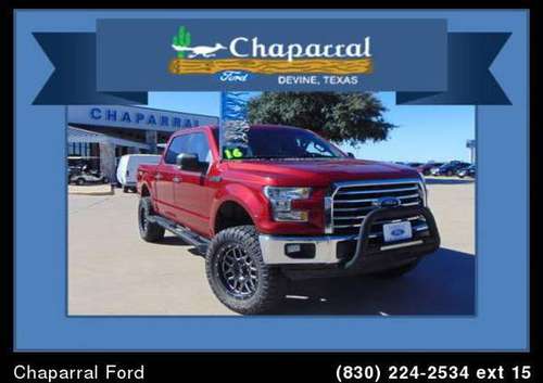2016 Ford F-150 CREW CAB 4X4 V8 XLT (*Mileage: 57,195!) - cars &... for sale in Devine, TX