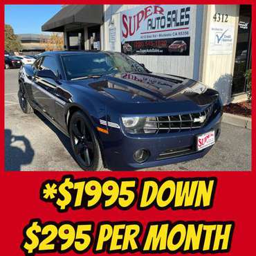 *$1995 Down *$295 Per Month on this 2012 CHEVROLET CHEVY CAMARO -... for sale in Modesto, CA