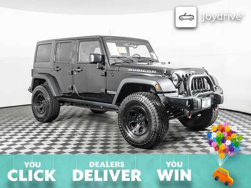 2014-Jeep-Wrangler Unlimited-Rubicon - - by dealer for sale in PUYALLUP, WA