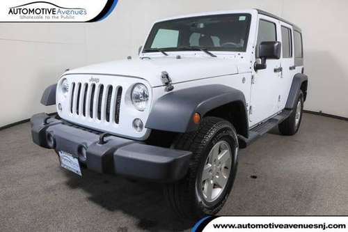 2016 Jeep Wrangler Unlimited, Bright White Clearcoat for sale in Wall, NJ