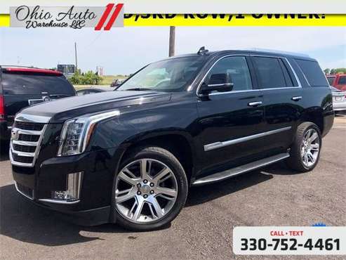 2016 Cadillac Escalade Luxury 4x4 Navi Tv 3rd Row 1-Own Cln Carfax We for sale in Canton, OH