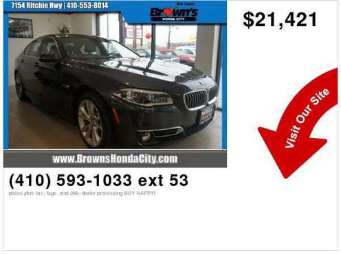 2014 BMW 5 Series 535d - cars & trucks - by dealer - vehicle... for sale in Glen Burnie, MD