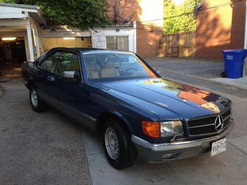 1986 Mercedes-Benz 500SEC Coupe for sale in Bethesda, District Of Columbia