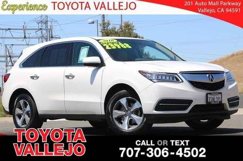 2016 Acura MDX 3 5L 4D Sport Utility - - by dealer for sale in Vallejo, CA