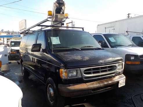 Cargo Van with BOOM Attached Ford E350 363 - - by for sale in San Leandro, CA