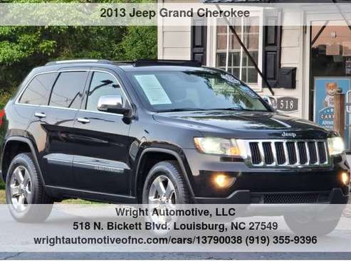 2013 Jeep Grand Cherokee Limited 4WD 4dr - - by dealer for sale in Louisburg , NC