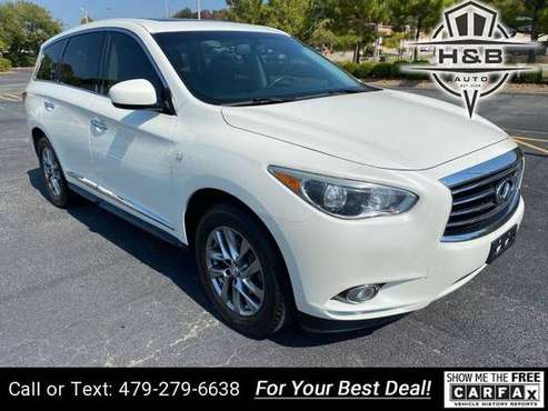 2015 Infiniti QX60 Base 4dr SUV suv White - cars & trucks - by... for sale in Fayetteville, AR