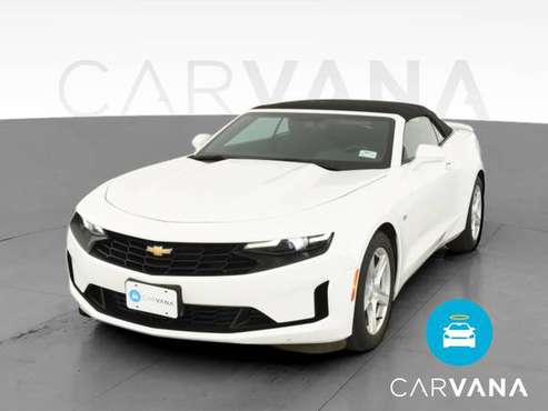 2019 Chevy Chevrolet Camaro LT Convertible 2D Convertible White - -... for sale in Hanford, CA