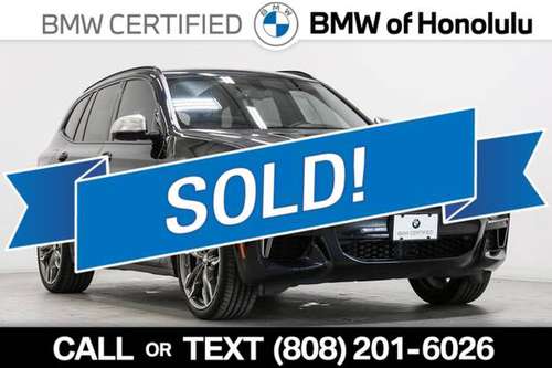X3 M40i 2018 BMW X3 M40i NAV REAR VIEW CAM BLUETOOTH 1 OWNER! for sale in Honolulu, HI